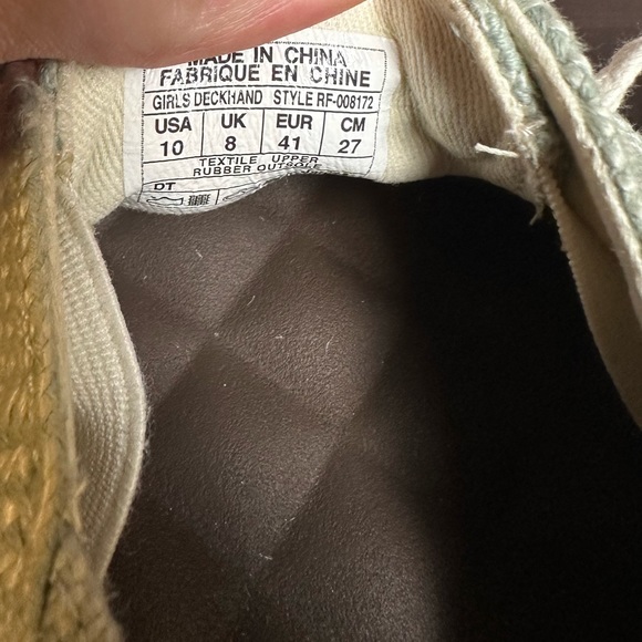 Reef Deckhand Flats Womens Sz 10 - Picture 10 of 10